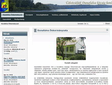Tablet Screenshot of dunafalva.hu